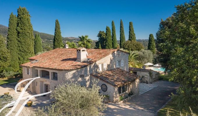 A rental property in Grasse, France, showcasing the region's typical architecture and scenic views