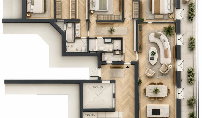 Vente Villa sur toit Madrid